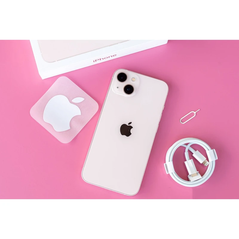 گوشی موبایل اپل مدلiPhone 13 دو سیم کارت ظرفیت 128 گیگابایت  پارت نامبر CHاستوک (کار کرده) سلامت باطری 80